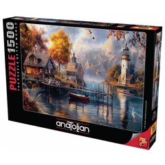 Anatolian 1500 db-os puzzle - Autumn at the Lake (4581)