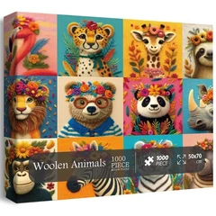 Bboldin 1000 db-os puzzle - Woolen Animals (PT-225)
