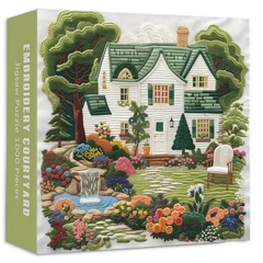 Bboldin 1000 db-os puzzle - Embroidery Courtyard (PT-405)