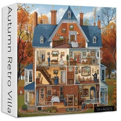 Bboldin 1000 db-os puzzle - Autumn Retro Villa (PT-89)