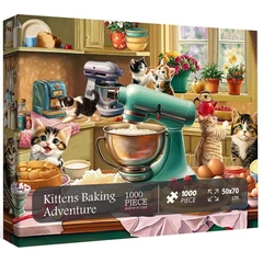 Bboldin 1000 db-os puzzle - Kittens Baking Adventure (Z-1171)