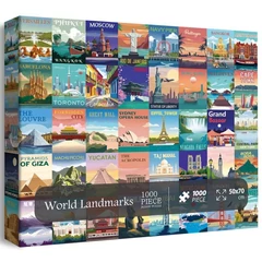 Bboldin 1000 db-os puzzle - World Landmarks (Z-1444)