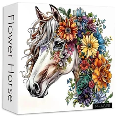 Bboldin 1000 db-os puzzle - Flower Horse (Z-1804)