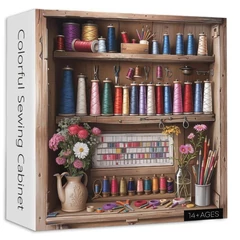 Bboldin 1000 db-os puzzle - Colorful Sewing Cabinet (Z-1859)