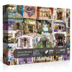 Bboldin 1000 db-os puzzle - Street Flower Exhibition (Z-360)