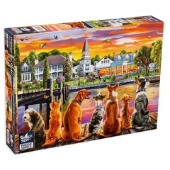 Black Sea 1000 db-os puzzle - Dogs on the Quay (BS72109)