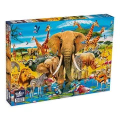 Black Sea 1000 db-os Premium puzzle - Life in the Savanna (BS72205)