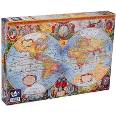 Black Sea 1000 db-os Premium puzzle - Ancient World Map, 1630 (BS72211)
