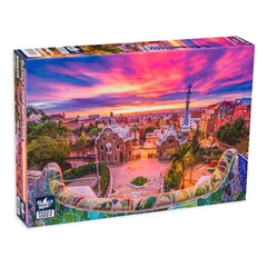 Black Sea 1000 db-os puzzle - Sunset over Barcelona (BS82319)