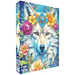 Black Sea 500 db-os puzzle - Among the Flowers - Wolf (BS82401)