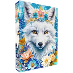 Black Sea 500 db-os puzzle - Among the Flowers - Arctic fox (BS82417)
