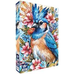 Black Sea 500 db-os puzzle - Among the Flowers - Blue Jay (BS82502)