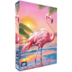 Black Sea 500 db-os puzzle - Pink Flamingo at Sunset (BS82509)