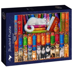 Bluebird 1000 db-os puzzle - Cat Bookshelf (90217)