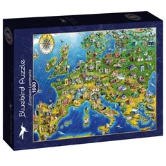 Bluebird 1000 db-os puzzle - European Landmarks (90558)