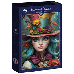 Bluebird 1000 db-os puzzle - Lady with a Hat (90933)