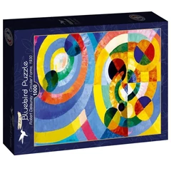 Bluebird 1000 db-os Art by puzzle - Robert Delaunay - Circular Forms 1930 (60293)