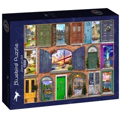 Bluebird 1500 db-os puzzle - Doors of USA (90672)