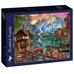 Bluebird 500 db-os puzzle - Lago Di Braies, Italy (90918)