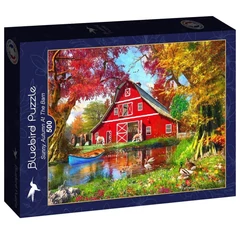 Bluebird 500 db-os puzzle - Sunny Autumn At The Barn (90687)
