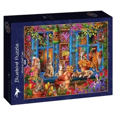 Bluebird 500 db-os puzzle - Window Shelf Cats (90972)