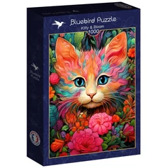 Bluebird 1000 db-os puzzle - Kitty & Bloom (91019)