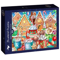 Bluebird 500 db-os puzzle - Candy Canes And Cocoa (91077)