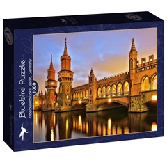 Bluebird 1000 db-os puzzle - Oberbaumbrücke, Berlin, Germany (91108)