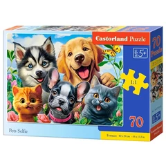 Castorland 70 db-os puzzle - Kiskedvenc szelfi (B-070220)