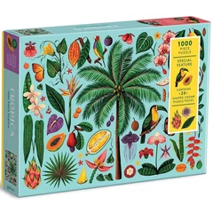 Galison 1000 db-os puzzle különleges formákkal - Tropics (70494)