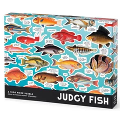 Galison 1000 db-os puzzle - Judgy Fish 1000 Piece Puzzle (77202)