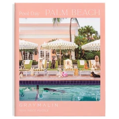 Galison 1000 db-os puzzle könyv alakú dobozban - Pool Day Palm Beach, Gray Malin (83814)