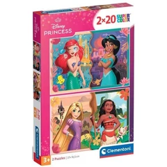 Clementoni 2 x 20 db-os puzzle - Disney Princess (24092)