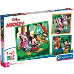 Clementoni 3 x 48 db-os puzzle - Mickey egér és barátai (25298)
