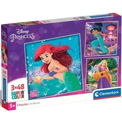 Clementoni 3 x 48 db-os puzzle - Disney Princess (25304)