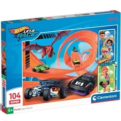 Clementoni 104 db-os puzzle - Hot Wheels (25776)