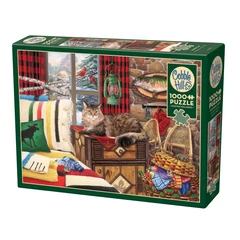 Cobble Hill 1000 db-os puzzle - Lodge Cat (40253)