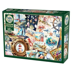Cobble Hill 1000 db-os puzzle - Seashore Sketchbook (40308)