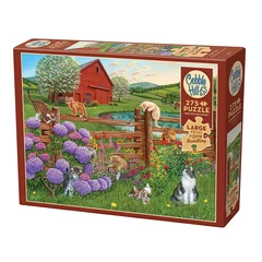 Cobble Hill 275 db-os puzzle - Farm Cats (48015)