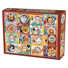 Cobble Hill 275 db-os puzzle - Puppy Lattes (48032)