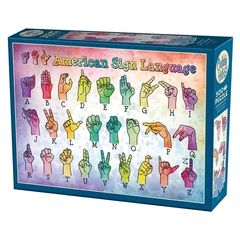 Cobble Hill 500 db-os puzzle - American Sign Language (45110)