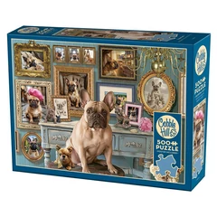 Cobble Hill 500 db-os puzzle - Frenchie (45111)