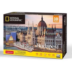 CubicFun 234 db-os 3D puzzle - National Geographics - Magyar Parlament, Budapest (DS1024)