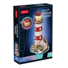 CubicFun 72 db-os 3D puzzle LED világítással - Világítótorony (L540)