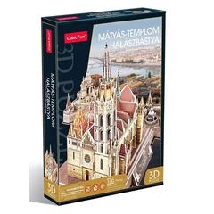 CubicFun 176 db-os 3D puzzle - Mátyás-templom, Halászbástya (MC128)
