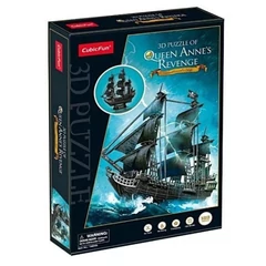 CubicFun 180 db-os 3D puzzle - Queen Anne's Revenge (T4005)