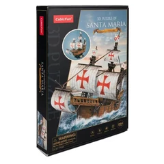 CubicFun 204 db-os 3D puzzle - Santa Maria (T4038)