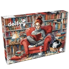 Delfy 1000 db-os puzzle - Cozy reading time (DE-24027)