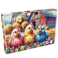 Delfy 1000 db-os puzzle - Egg-citing trio (DE-24028)