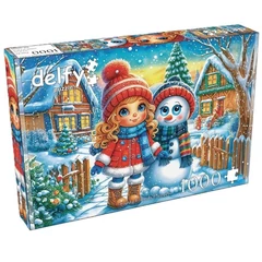 Delfy 1000 db-os puzzle - Frosty friends forever (DE-25010)